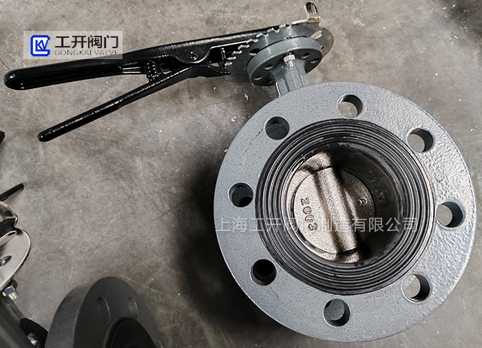 手柄蝶閥D41X-16C-DN80法蘭蝶閥WCB