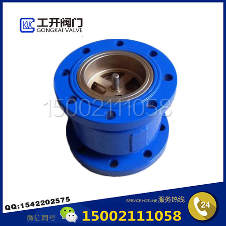 上海工開閥門HC41X消聲止回閥-止回閥-H41X銅芯消聲止回閥